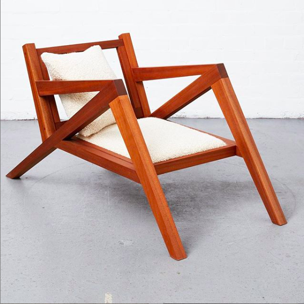 Handmade wooden chair